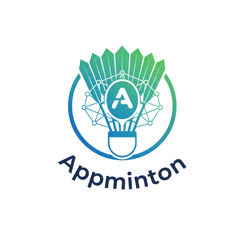 Appminton badminton session management app logo